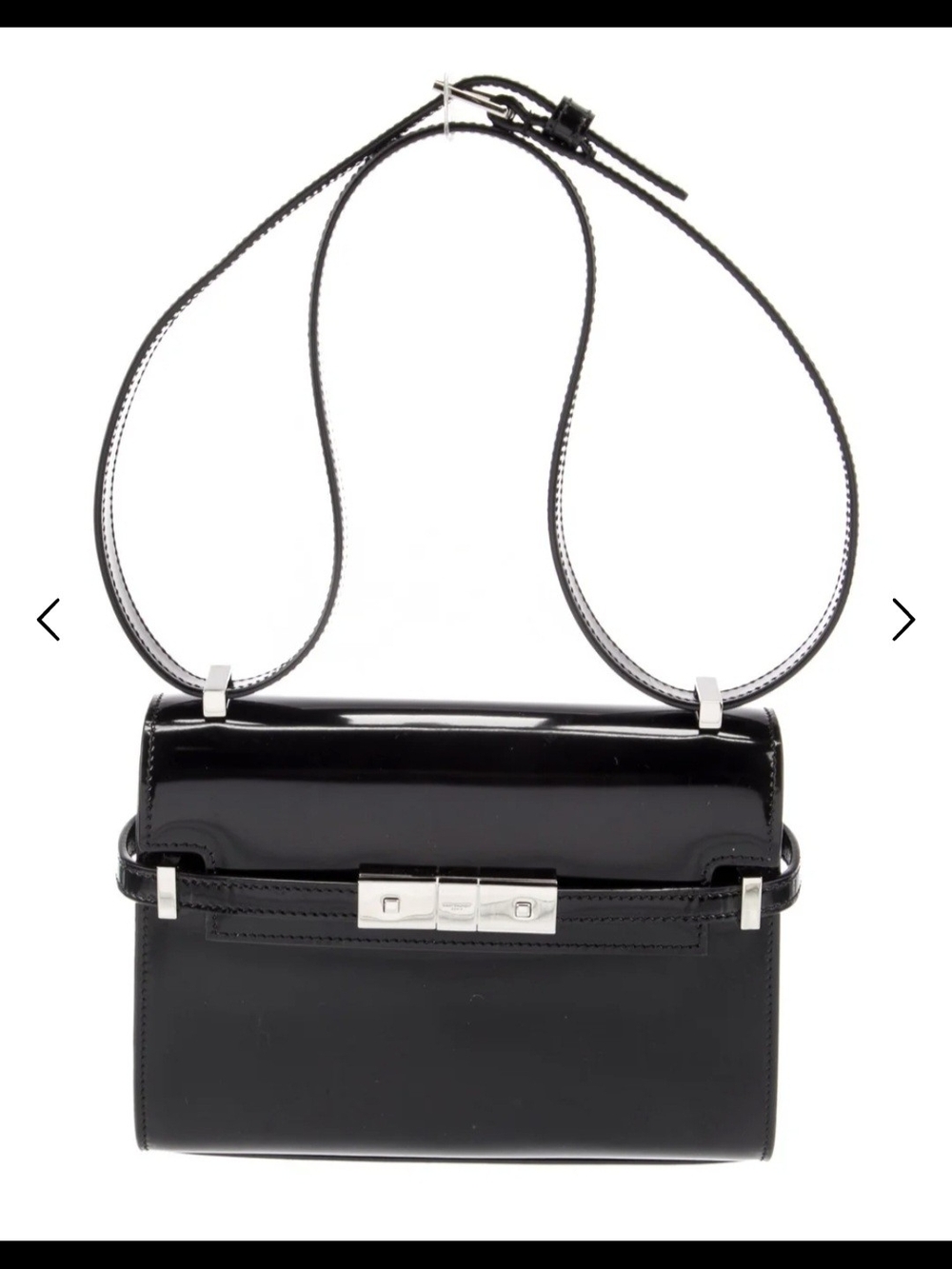 Saint Laurent manhattan mini crossbody bag in spazzolato leather